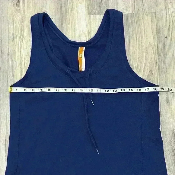 Lucy Activewear Navy Sleeveless Daily Practice Dress Pockets Women's Size M - Picture 7 of 10